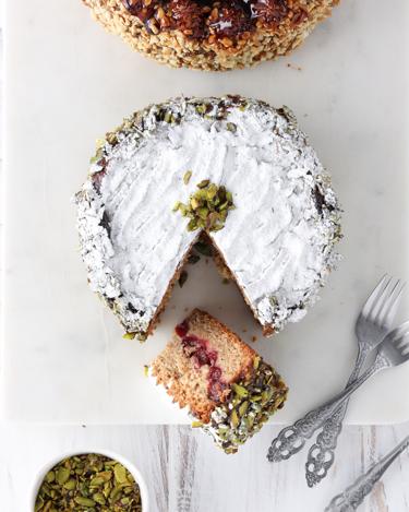 Sour Cherry Almond Tart